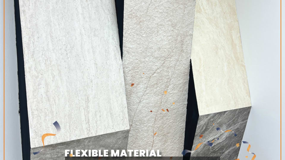 Flexible material such as phomi display at Jubin BMS Puchong Kinrara showroom