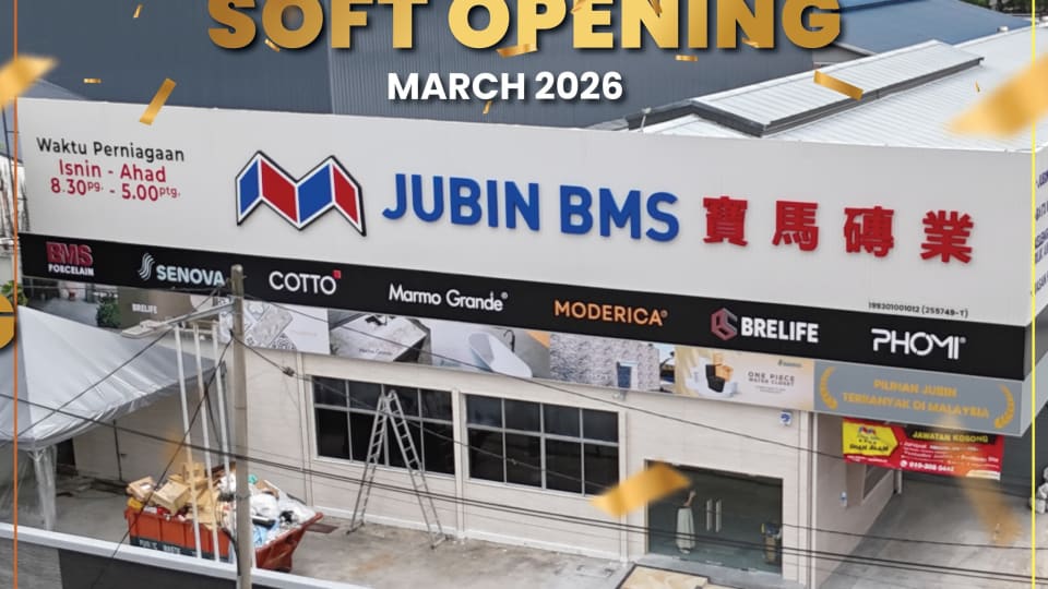 Jubin BMS Shah Alam (Seksyen 15) Soft Opening – Discover Our New Showroom