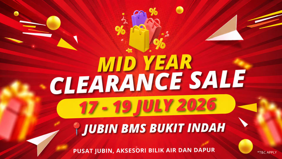 Jubin BMS Bukit Indah Mid Year Clearance Sales