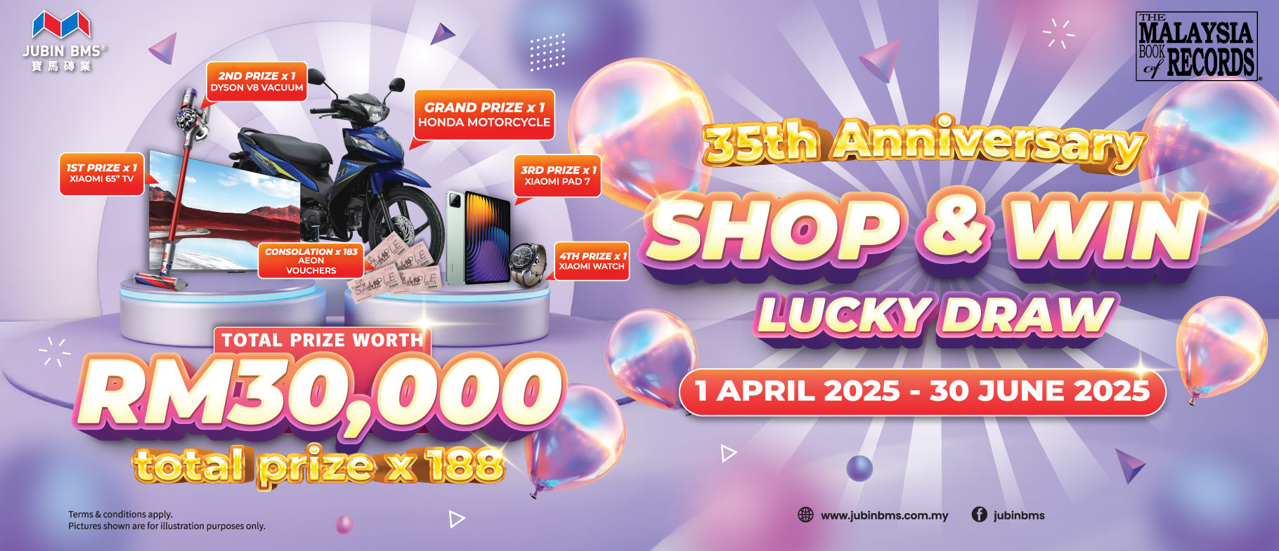 Shop & Win Lucky Draw 1 April - 30 June 2025
